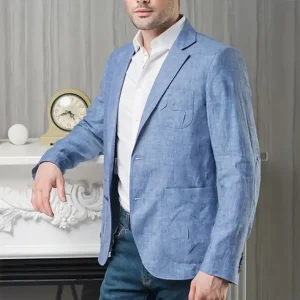 Americana de seda, lino, terciopelo. Chaqueta de smoking y levita