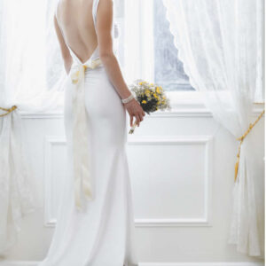 Vestido de novia sencillo