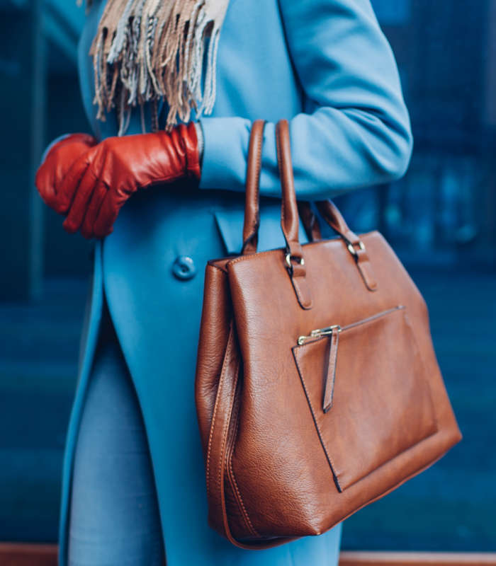 Bolso de Piel Grande